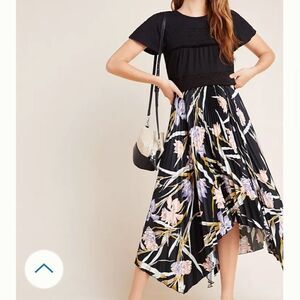 NWT Anthro Corey Lynn Calter Pleated Floral Skirt